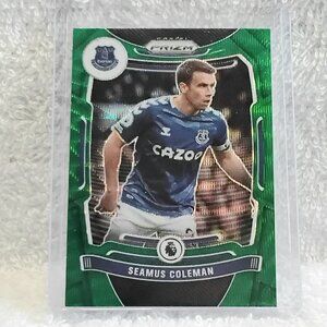 5/$20 Mint 2021/22 Panini Prizm Seamus Coleman Green Wave Soccer Card 94!!